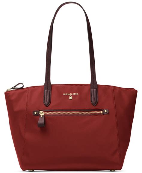 michael kors nylon kelsey medium top zip tote truffle|MICHAEL Michael Kors Kelsey Top.